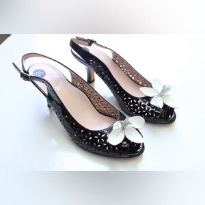 Taryn Rose sling back pumps